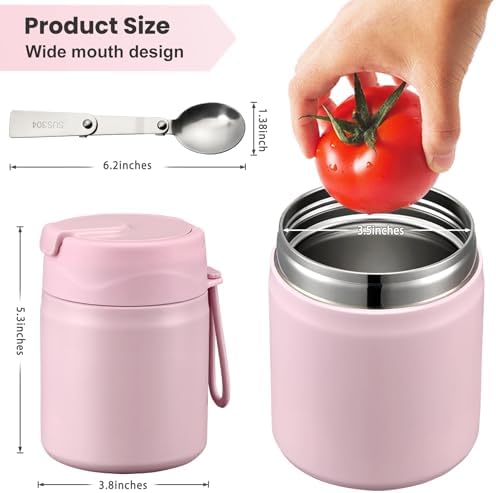 17oz Soup Thermo for Hot Food Kids,Insulated Food Jar with