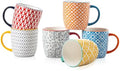 10 Oz Ceramic Coffee Mugs Set of 6