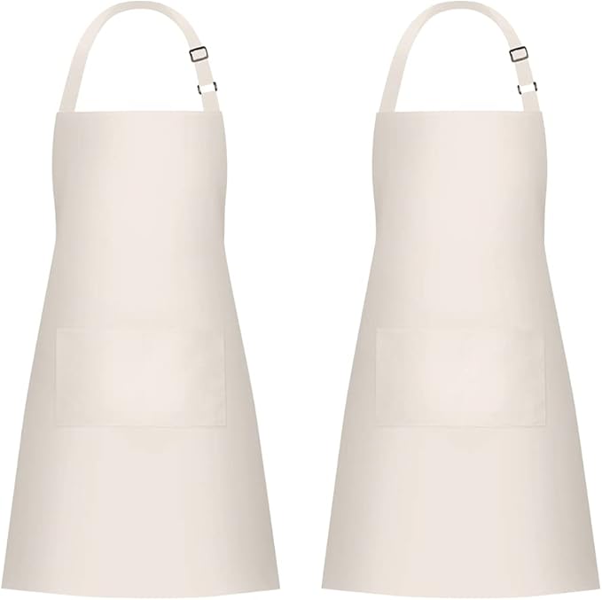 Jubatus 2 Pack 100% Cotton Aprons by Jubatus