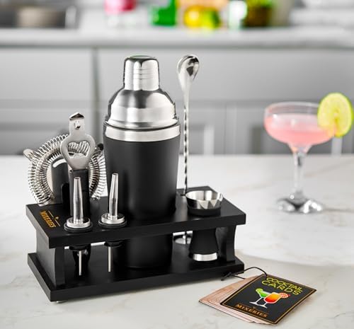 Excellent Grip Mixology Bartender Kit - Drink Mixer Set with All