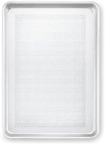 Winco 13” x 18” Perforated Aluminum Sheet Pan, Half Size