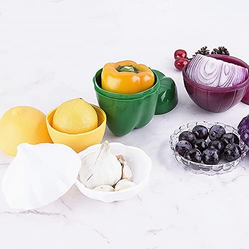 XIYUAN 6PCS Fruit and Vegetable Shaped Food Saver Reusable Sealed
