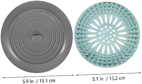 4 Pack Silicone Sink Plug and Strainer Set for Kitchen and Bath