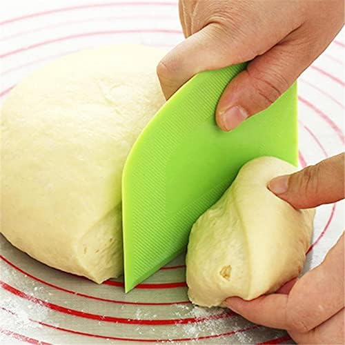 Dough Scraper Set, 2Pcs Pastry Baking Bench Dough Scraper, Versatile