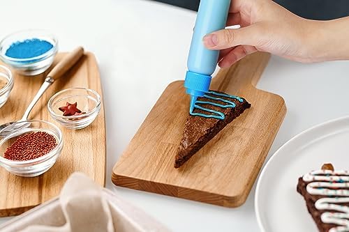 Cookie Icing Bottles, 6 Squeeze Applicators, 1/2/4 Ounces