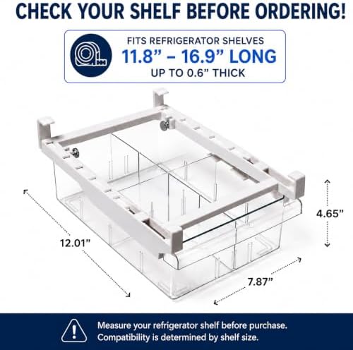BINO | Pull-out Fridge Organizer | THE HANGER COLLECTION | Fridge