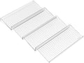 4Pcs Spice Organizer, Clear Plastic Spice Drawer Organizer Large