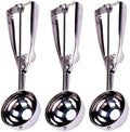 Ice Cream Scoop, Cookie Scoop Set, Stainless Steel Baking Scoop for
