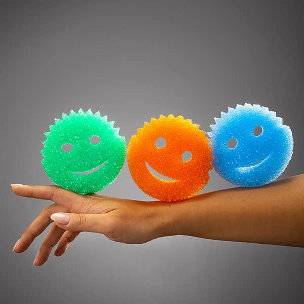 Scrub Daddy Colors Sponge Set, FlexTexture, 3ct Pack of 2 | Temperature - Image 10
