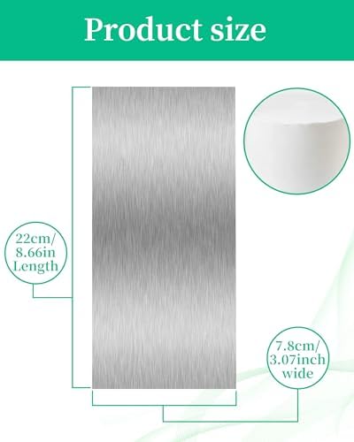 8.6 Inch Metal Cake Scraper Smoother Cake Decorating Supplies Kit