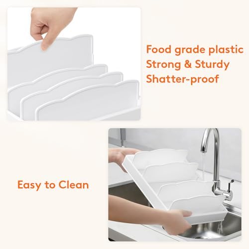 Lifewit Kitchen Cabinet Organizer for Food Contanier Lid with 7