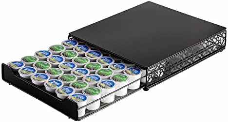 Flagship Coffee Pod Storage Drawer, Organizer for Keurig (42 Pods, Iron)