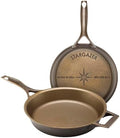 Stargazer 12-Inch Cast Iron Skillet | Made in USA, Seasoned, Premium