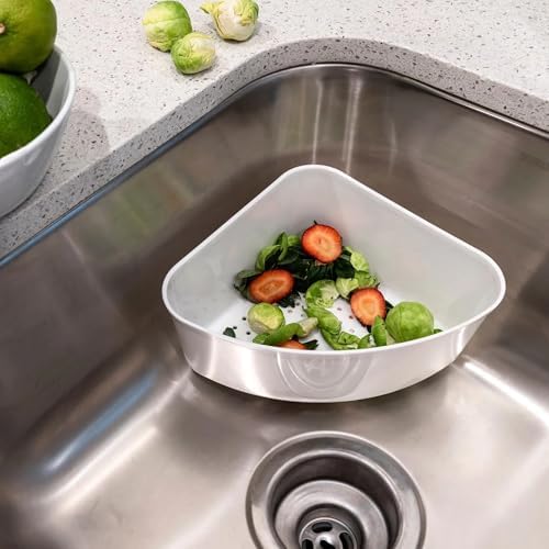 Better Houseware Triangular Kitchen Sink Drain Basket