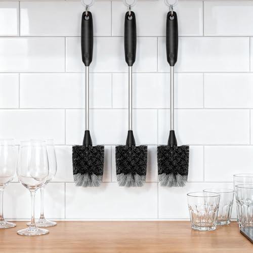 SetSail Bottle Brush, 3 Pack, 14in Handle