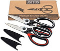 JSITON Ultra Sharp Premium Heavy Duty Kitchen Shears and Multi Purpose