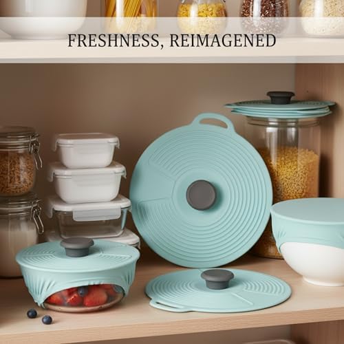 Silicone Stretch Lid for Bowls up to 12.2 Inches, 1 Pack