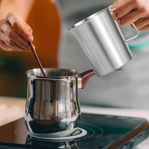 QWORK 304 Stainless Steel Measuring Cup 32 OZ with OZ/ML Graduations