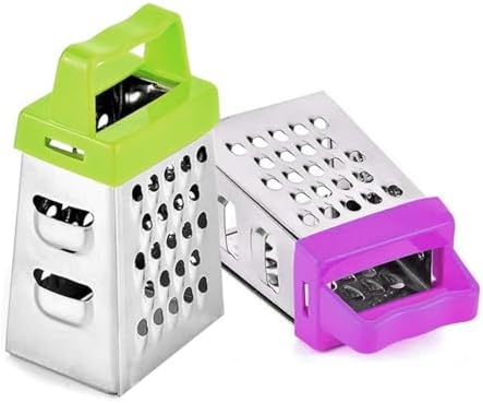 Mini Cheese Grater, 3-Piece Stainless Steel Box Grater Set