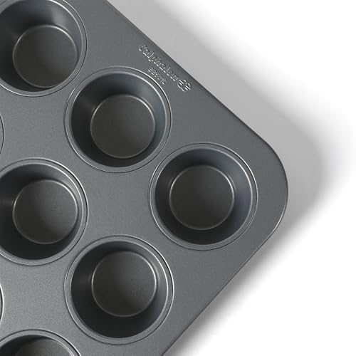 Calphalon Titan Steel Core PFA Free Nonstick 12 Cup Cupcake Muffin