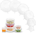 Reusable Silicone Stretch Lids, 6 Pack