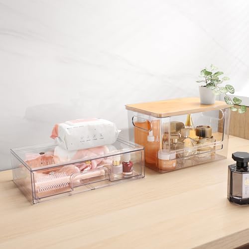 2Pcs Trash Bag Holder Under Sink Stackable Storage, Extra Large