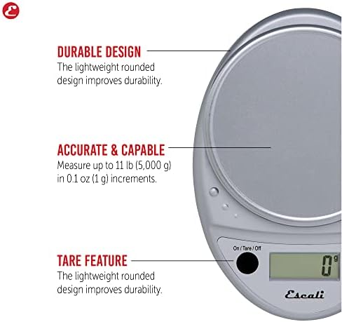 Escali Primo Digital Food Scale Multi-Functional Kitchen Scale and
