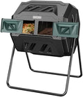 East Oak 43-Gal Dual Chamber Compost Tumbler