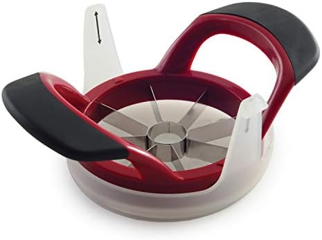 Norpro 5099 Grip Ez Fruit Wedger/Corer with Push Plate, 8 Sections