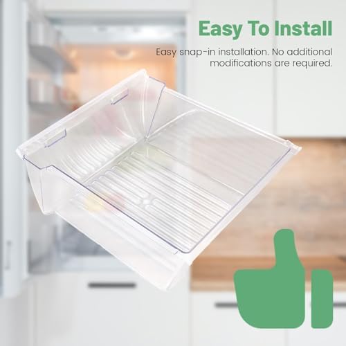 HECASA 240351061 Uppe Crisper Pan Plastic (PC) Clear