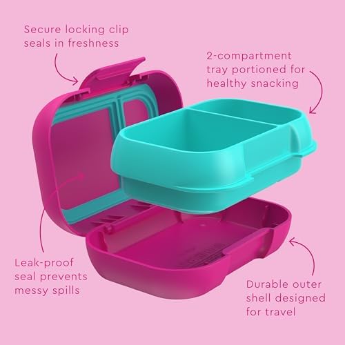 Bentgo Kids Snack Leak-Proof 2 Compartment Bento-Style Container