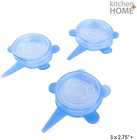 Kitchen + Home Silicone Stretch Lids, Set of 3