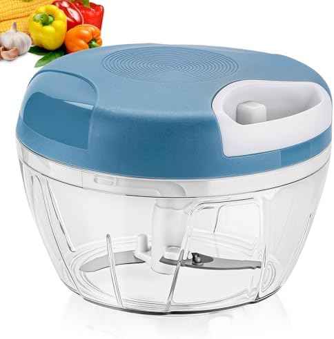 Manual Food Chopper: Hand Pull String Vegetable Chopper for Onion