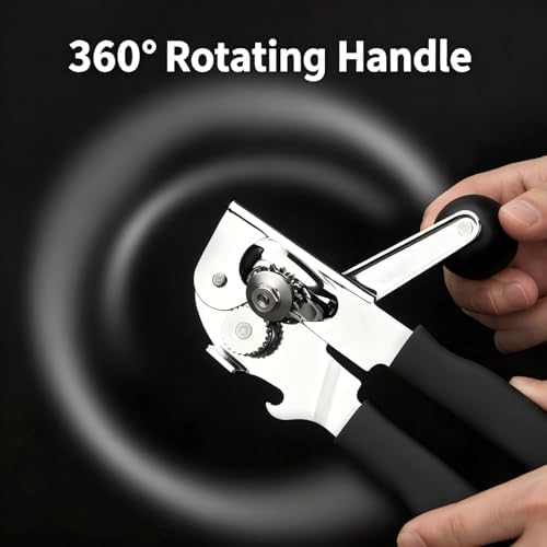 Heavy Duty Manual Can Opener with Magnetic Lid Lifter