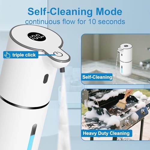 OHIFAST Automatic Foaming Soap Dispenser Touchless, USB Rechargeable