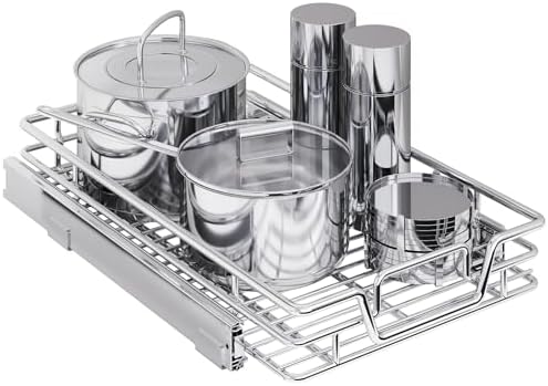Kitchen Cabinet Pull Out Shelf and Drawer Organizer Slide Out Pantry