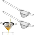 Cocktail Strainer Set of 2, Fine Mesh Bar Strainer for Cocktails and