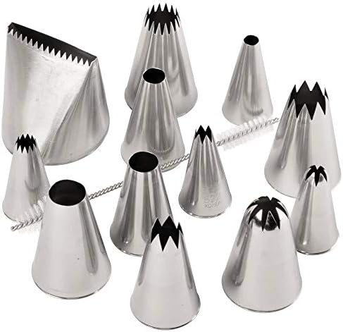 Ateco Jumbo Tip Set, Silver