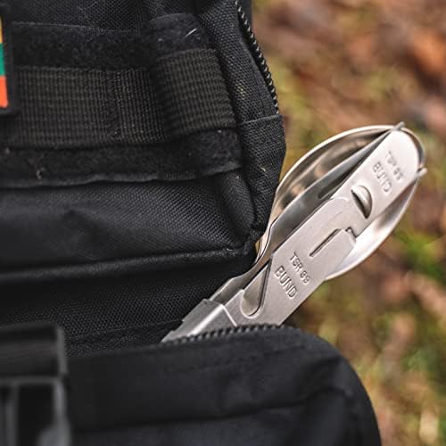 German cutlery set 4 pieces Eating utensils military style spoon fork