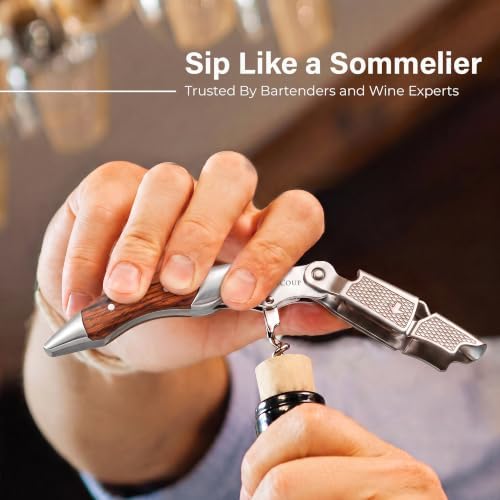 Hicoup Wine Opener - Professional Corkscrews for Wine Bottles w/Foil