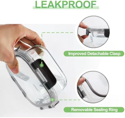 18-Piece Glass Food Storage Containers with Snap-Locking Lids
