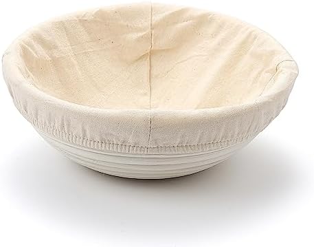 Saint Germain Bakery Premium Round Bread Banneton Basket with Liner