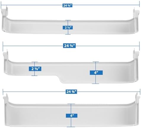 240338001 (TOP) & 240337901 (MIDDLE) & 240338101 (BOTTOM) Door Shelf