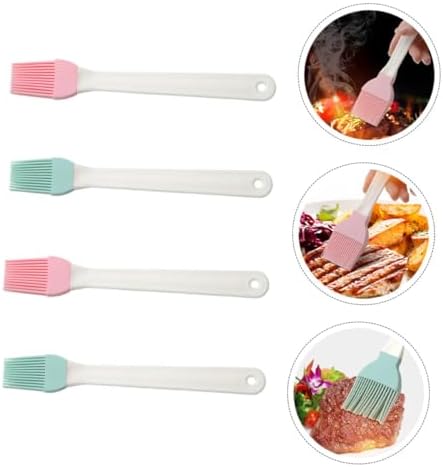 VICASKY Silicone Barbecue Basting Brush Set 4pcs, Heat Resistant