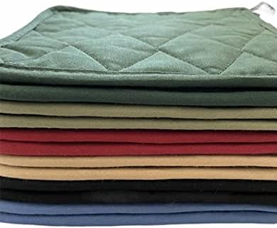 Square Cotton Pot Holders, 12 Pack, 8 x 8 inch