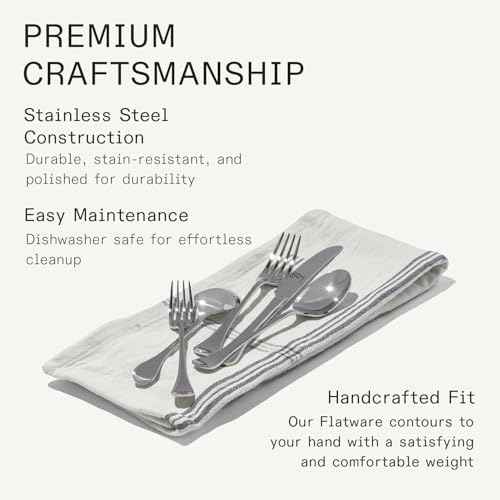 Made In Cookware - Flatware Set - 8 Place Settings - 40-Piece Set