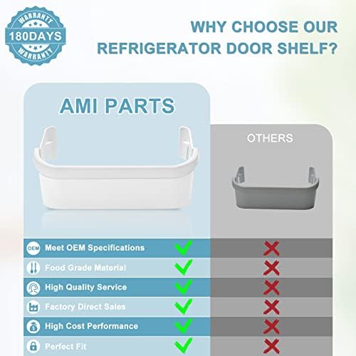 AMI PARTS 240351601 Refrigerator Freezer Door Bin Side Frame (2 Pack)