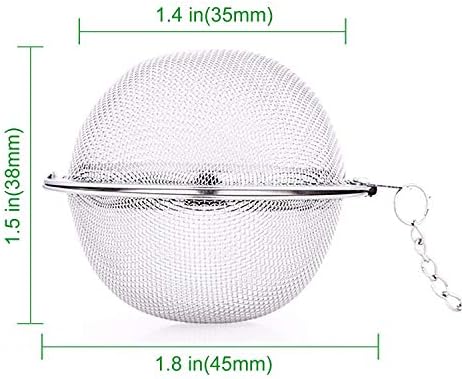 GOLF Tea Infuser,Extra Fine Mesh Tea Cup Filter Silicone Handle