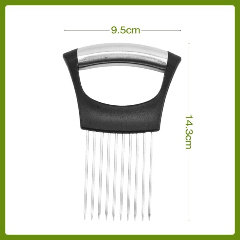 Onion Holder for Slicing, Stainless Steel Slicer Onion Cutter for