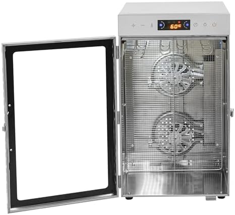 Food Dehydrator, 24.5-Quart Stainless Steel Biltong Box